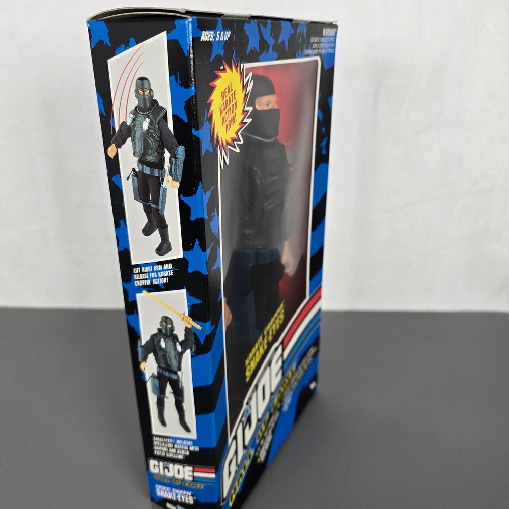 Vintage 1993 GI Joe Hall of Fame Snake-Eyes 12" Action Figure Hasbro 6089 NOS - Picture 4 of 10